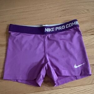 Nike Pro Combat Lavender Shorts